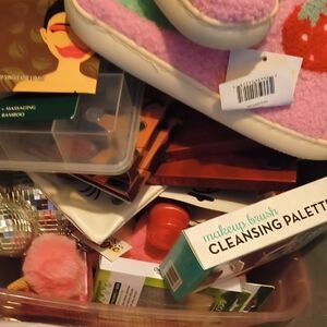 Pink and White Home Storage Box